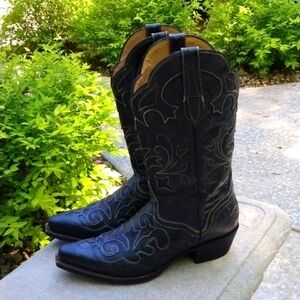 VINTAGE JB DILLON COWBOY BOOTS size 9.5 B
